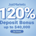 JustMarkets Forex Deposit Bonus