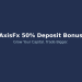 AxisFx 50% Deposit Bonus