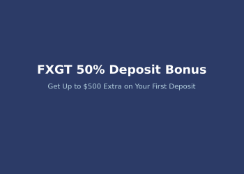 FXGT 50% Deposit Bonus