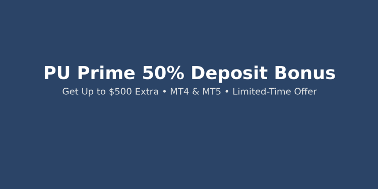 PU Prime 50% Deposit Bonus