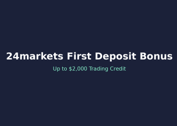 24markets First Deposit Bonus