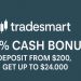 TradeSmart 120% Cash Bonus