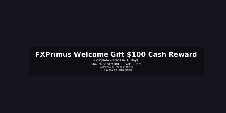 FXPrimus Welcome Gift
