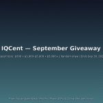 IQCent September Giveaway