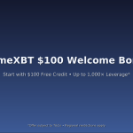PrimeXBT $100 Welcome Bonus