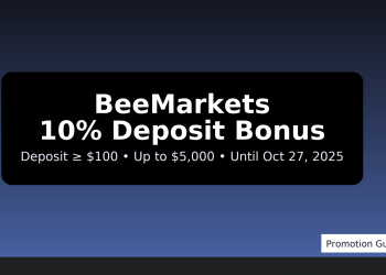 BeeMarkets 10% deposit bonus