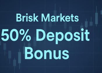 Brisk Markets 50% Deposit Bonus
