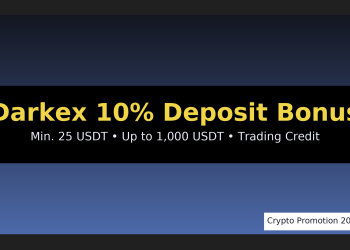Darkex 10% Deposit Bonus