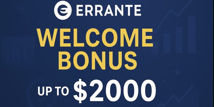 Errante Welcome Bonus up to $2000