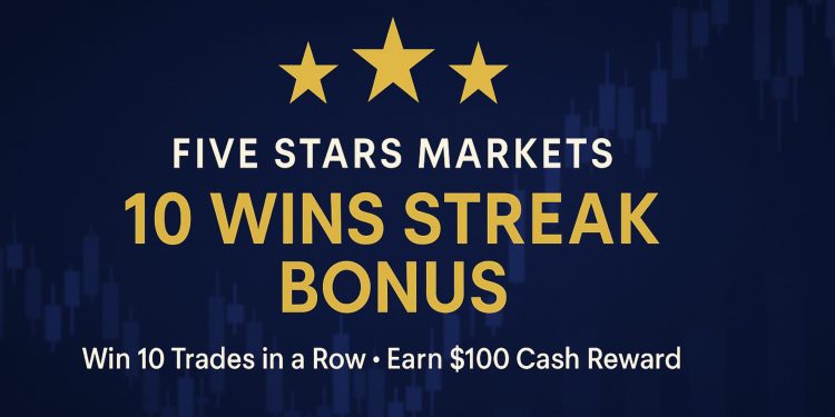 Five Stars Markets 10 Wins Streak Bonus