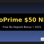 LeoPrime Free $50 No Deposit Bonus