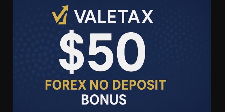 Valetax $50 Forex No Deposit Bonus