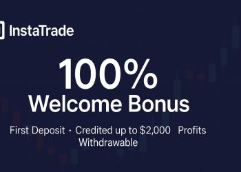 InstaTrade 100% Forex Welcome Bonus