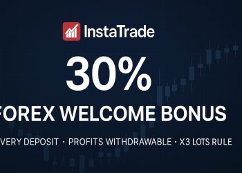 InstaTrade 30% Forex Welcome Bonus