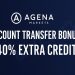 Agena Markets Account Transfer Bonus