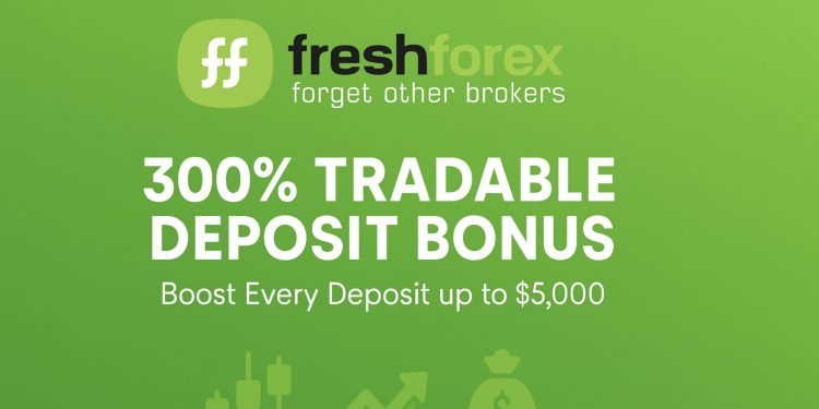 FreshForex 300% Tradable Deposit Bonus