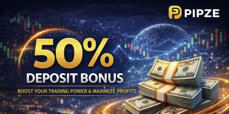 Pipze 50% Deposit Bonus