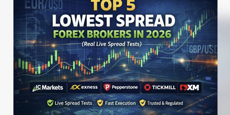 Top 5 Forex Brokers With the Lowest Spreads in 2026