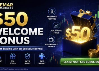 EmarMarkets $50 Welcome Bonus