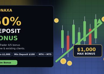 Monaxa 50% Deposit Bonus