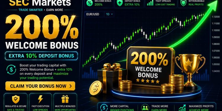SEC Markets 200% Welcome Bonus
